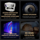 Vidéoprojecteur Intelligent Android 9 720P WiFi 6 Bluetooth 5 Avec Cardan Et Mise Au Point Électrique - www.yonis-shop.com