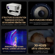 Vidéoprojecteur Intelligent Android 9 720P WiFi 6 Bluetooth 5 Avec Cardan Et Mise Au Point Électrique - www.yonis-shop.com