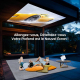 Vidéoprojecteur Smart Android 9 720P 180 ANSI WiFi 6 Bluetooth Autofocus Correction Automatique - www.yonis-shop.com