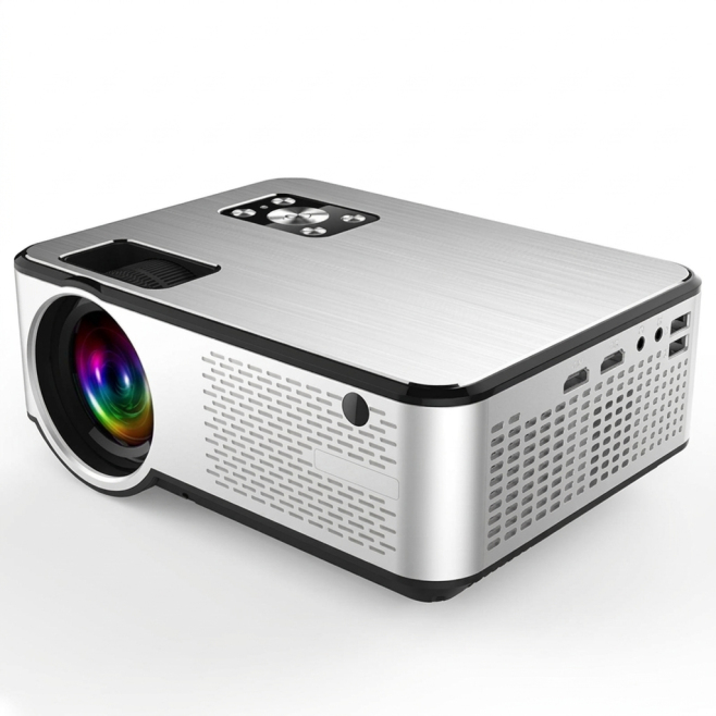Vidéoprojecteur LCD 720P HD WiFi 2,4G Projection 50 À 300 Pouces HDMI USB VGA