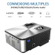 Vidéoprojecteur LCD 720P HD WiFi 2,4G Projection 50 À 300 Pouces HDMI USB VGA - www.yonis-shop.com