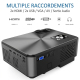 Vidéoprojecteur LCD 720P HD WiFi 2,4G Projection 50 À 300 Pouces HDMI USB VGA - www.yonis-shop.com
