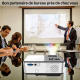 Vidéoprojecteur LCD 720P HD WiFi 2,4G Projection 50 À 300 Pouces HDMI USB VGA - www.yonis-shop.com