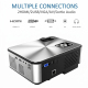 Vidéoprojecteur LCD 720P HD WiFi 2,4G Projection 50 À 300 Pouces HDMI USB VGA - www.yonis-shop.com