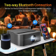 Vidéoprojecteur Smart Full HD 1080P 300 ANSI WiFi Double Bande Bluetooth 5.1 Focus Électrique - www.yonis-shop.com