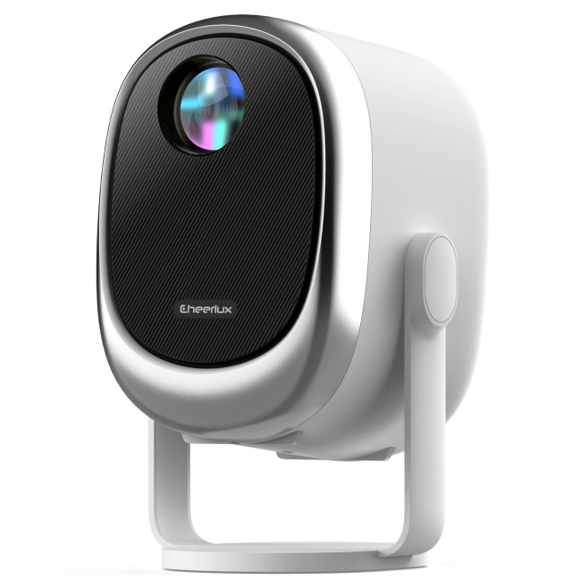 Vidéoprojecteur Intelligent 720P WiFi Double Bande Bluetooth 5.1 Mise Au Point Électrique Gimbal - www.yonis-shop.com