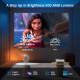 Vidéoprojecteur Intelligent 720P WiFi Double Bande Bluetooth 5.1 Mise Au Point Électrique Gimbal - www.yonis-shop.com
