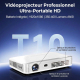 Vidéoprojecteur Portable DLP Android Full HD 1080p Autofocus Batterie 120 Min WiFi 6 Bluetooth 5.4 - www.yonis-shop.com