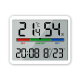 Réveil Numérique Magnétique Avec Thermomètre Hygromètre Écran LCD Large Et Indicateur De Confort - www.yonis-shop.com