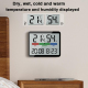Réveil Numérique Magnétique Avec Thermomètre Hygromètre Écran LCD Large Et Indicateur De Confort - www.yonis-shop.com