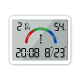 Réveil Numérique Magnétique Avec Thermomètre Hygromètre Écran LCD Large Et Indicateur De Confort - www.yonis-shop.com