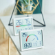 Réveil Numérique Magnétique Avec Thermomètre Hygromètre Écran LCD Large Et Indicateur De Confort - www.yonis-shop.com