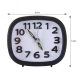 Réveil Analogique Silencieux À Quartz Blanc Rond Lumineux À Piles Format Compact 9,2 Cm - www.yonis-shop.com