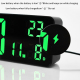 Réveil Numérique LED USB Avec Température Deux Alarmes Luminosité Réglable Et Commande Tactile - www.yonis-shop.com