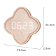Horloge Murale Numérique LED Fleur Avec Capteur De Luminosité Mémoire Et Câble USB 5 Mètres - www.yonis-shop.com