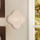 Horloge Murale Numérique LED Fleur Avec Capteur De Luminosité Mémoire Et Câble USB 5 Mètres - www.yonis-shop.com