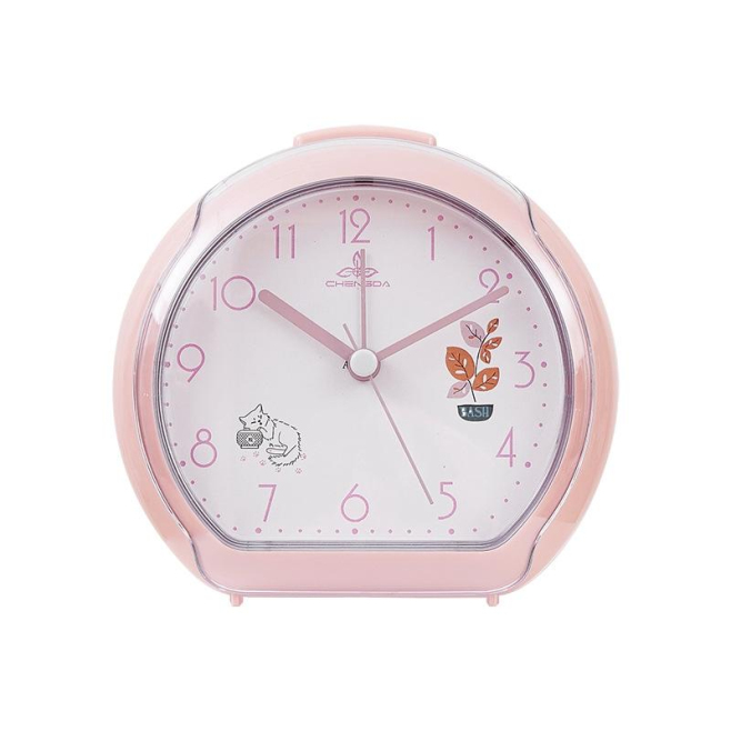 Réveil Enfant Analogique Avec Veilleuse Nocturne Forme Ronde Stable À Piles AA - www.yonis-shop.com