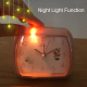 Réveil Enfant Analogique Avec Veilleuse Nocturne Forme Ronde Stable À Piles AA - www.yonis-shop.com