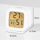 Réveil De Chevet LCD Température Humidité Écran Incliné Tactile Calendrier Perpétuel - www.yonis-shop.com