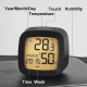 Réveil De Chevet LCD Température Humidité Écran Incliné Tactile Calendrier Perpétuel - www.yonis-shop.com