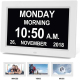 Horloge Numérique 10 Pouces Pour Seniors Avec Rappels Médicaments Alarmes Et Annonce Vocale Anglaise - www.yonis-shop.com