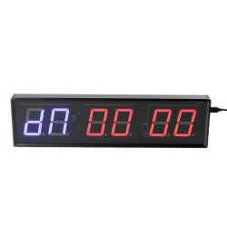 Minuteur Sport Et Fitness LED 6 Chiffres 1 8 Pouce Avec Modes Tabata FGB Et Luminosité Réglable