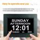 Horloge Calendrier Numérique 7 Pouces Pour Seniors Avec 3 Rappels Médicaments 5 Alarmes Et Écran Photo Vidéo - www.yonis-shop...