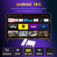 Box TV Android 14 4Go 64Go 4K HDR10 WiFi 6 Bluetooth 5.4 Processeur Quadricœur - www.yonis-shop.com