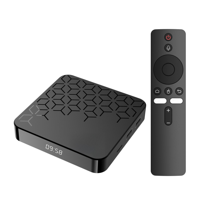 Box TV Android 14 8K UHD 2Go 16Go WiFi 6 Processeur Octa Core Télécommande Incluse - www.yonis-shop.com