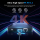 Boîtier TV Android 14 4 Go 32 Go 4K 60 Hz WiFi Double Bande Ethernet Gigabit Bluetooth 5.0 - www.yonis-shop.com