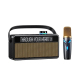 Enceinte Bluetooth Avec Paroles En Temps Réel 2x6W Lecture TF USB Autonomie 3H