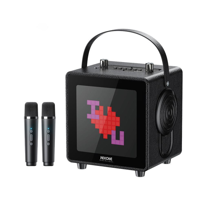 Enceinte Bluetooth Portable Avec Micro À Effets Subwoofer 15W TWS USB AUX FM Blanche - www.yonis-shop.com