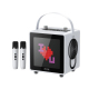 Enceinte Bluetooth Portable Avec Micro À Effets Subwoofer 15W TWS USB AUX FM Blanche - www.yonis-shop.com
