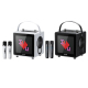 Enceinte Bluetooth Portable Avec Micro À Effets Subwoofer 15W TWS USB AUX FM Blanche - www.yonis-shop.com