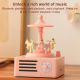 Enceinte Bluetooth Portable Rose 5W Son Stéréo 360° Autonomie 6 À 8 Heures Radio Et Carte Mémoire - www.yonis-shop.com