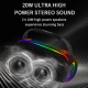 Enceinte Bluetooth Portable Extérieure 20W IPX5 Stéréo 360° TWS RGB Autonomie 4 Heures - www.yonis-shop.com