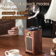 Enceinte Bluetooth Rétro 8W Avec Platine Vinyle Rotative Bras Phonographe Et Batterie 1800mAh Marron - www.yonis-shop.com