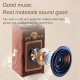 Enceinte Bluetooth Rétro 8W Avec Platine Vinyle Rotative Bras Phonographe Et Batterie 1800mAh Marron - www.yonis-shop.com