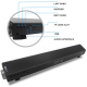Barre De Son Bluetooth 2x5W Pour TV Et PC Lecteur MP3 USB TF Batterie 2000mAh - www.yonis-shop.com