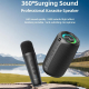 Enceinte Bluetooth Portable Extérieur 8W Avec Microphone RGB Bluetooth 5.4 Autonomie 4 À 5 Heures Noir - www.yonis-shop.com