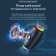 Enceinte Bluetooth Portable Extérieur 8W Avec Microphone RGB Bluetooth 5.4 Autonomie 4 À 5 Heures Noir - www.yonis-shop.com