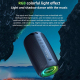 Enceinte Bluetooth Portable Extérieur 8W Avec Microphone RGB Bluetooth 5.4 Autonomie 4 À 5 Heures Noir - www.yonis-shop.com