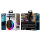 Enceinte Bluetooth Portable Donut Blanche 5W Avec Lumières Colorées Batterie 1200mAh Et Dragonne - www.yonis-shop.com