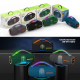 Enceinte Bluetooth Portable Étanche Extérieur 70W Batterie 8800mAh LED TF AUX USB Bleu Marine - www.yonis-shop.com