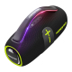 Enceinte Bluetooth Portable Étanche Extérieur 70W Batterie 8800mAh LED TF AUX USB Bleu Marine - www.yonis-shop.com