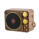 Enceinte Bluetooth Mini Magnétique 3 W Son Haute Fidélité Batterie 500 mAh Finition Bois - www.yonis-shop.com