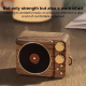 Enceinte Bluetooth Mini Magnétique 3 W Son Haute Fidélité Batterie 500 mAh Finition Bois - www.yonis-shop.com