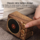Enceinte Bluetooth Mini Magnétique 3 W Son Haute Fidélité Batterie 500 mAh Finition Bois - www.yonis-shop.com