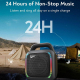 Enceinte Bluetooth Portable Pour Karaoké Extérieur 50 W RGB Étanche IPX5 Batterie 8000 mAh - www.yonis-shop.com
