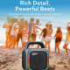 Enceinte Bluetooth Portable Pour Karaoké Extérieur 50 W RGB Étanche IPX5 Batterie 8000 mAh - www.yonis-shop.com